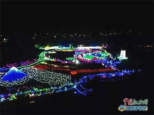 雙月灣濕地公園首屆夢(mèng)幻燈光節(jié)絢爛綻放(圖)